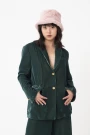 Blazer de fit moderno Verde