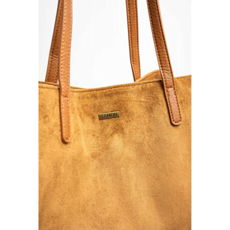 Travel Bag Gamuza Vegana Camel