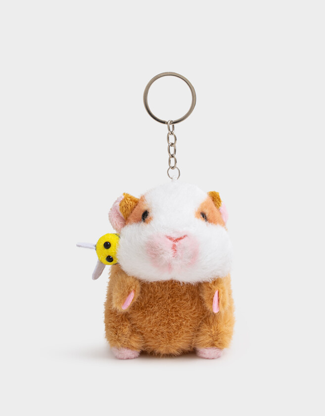 Llavero Peluche Llavero De Hamster - Combinacion Multicolor