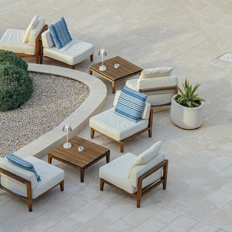 Lámpara de mesa inalámbrica cálida 7W ASHAI IP54 BA0400