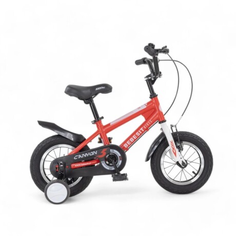 Bicicleta Bebesit Canyon Rodado 12 Con Rueditas Rojo