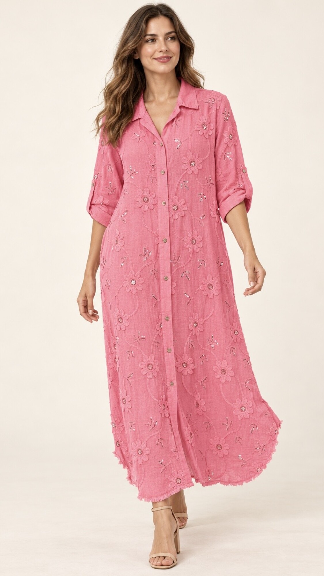 VESTIDO CAMISERO ALEM Rosa
