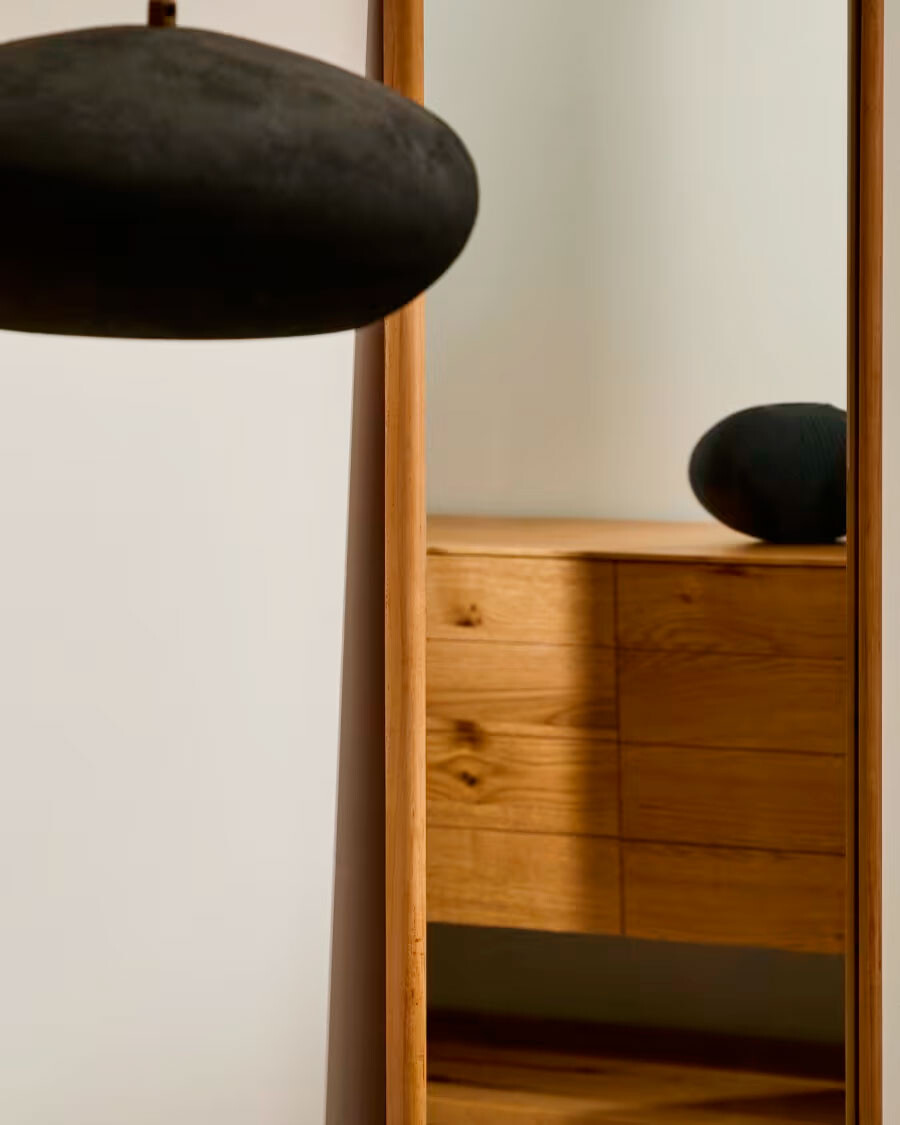 Espejo Milsa de madera de teca 54 x 154 cm FSC 100% Espejo Milsa de madera de teca 54 x 154 cm FSC 100%