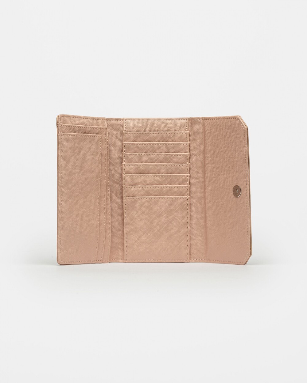 Billetera P&P En Efecto Cuero Zaffiano Rose