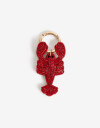 Llavero Strass Llavero Y Bag Charm Langosta Strass - Rojo Medio