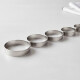 Set 5 cortantes para galletas de acero inoxidable PLATEADO