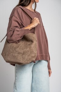Cartera Gamuza Vegana Vison