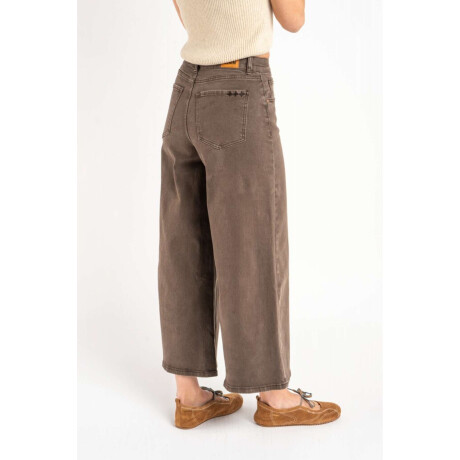 Jean Wide Leg Marron