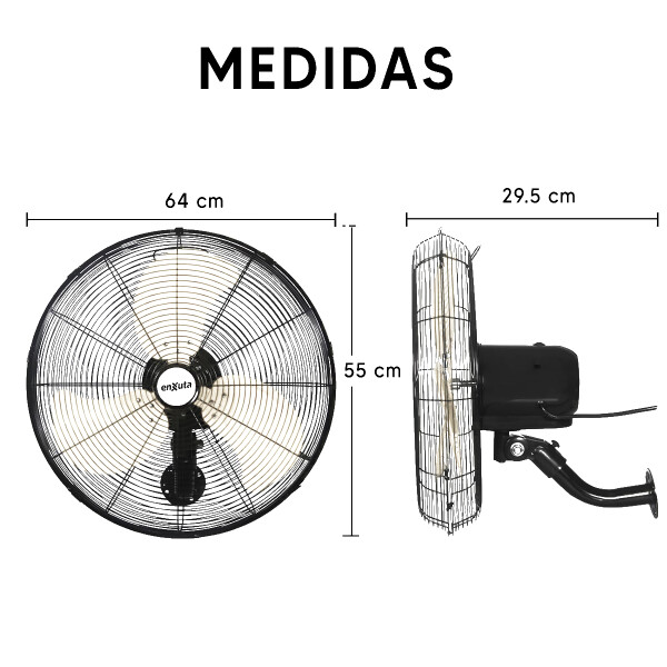 Ventilador De Pared Industrial Enxuta Viwenx3020 VENTILADOR ENXUTA INDUSTRIAL VIWENX3020