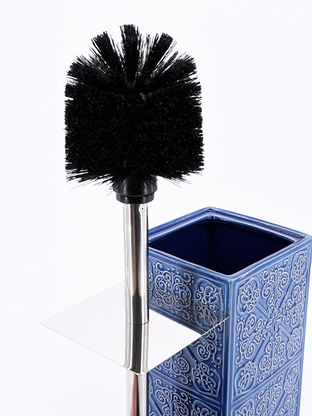 ESCOBILLA DE BAÑO CERAMICA GRIS