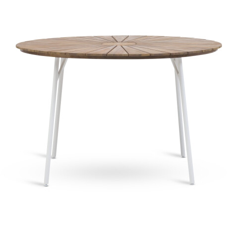 Mesa De Jardin Bastrup Ø120 Mad Dura/Blanco