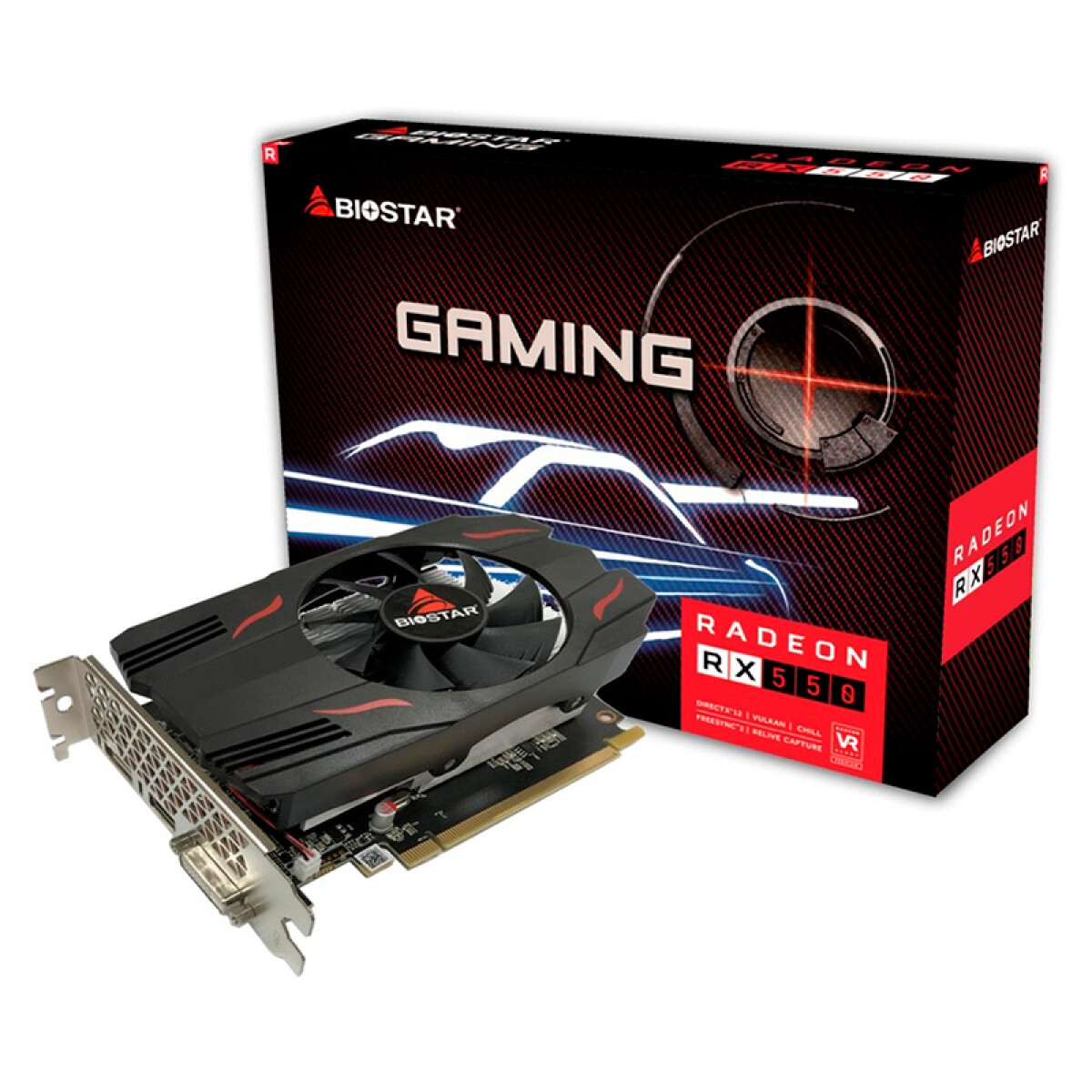 Tarjeta de video Biostar RX550 4GB 