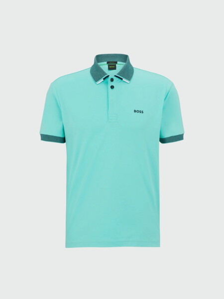 BOSS -Remera Polo Regular Fit, Paddy 1 Turquesa