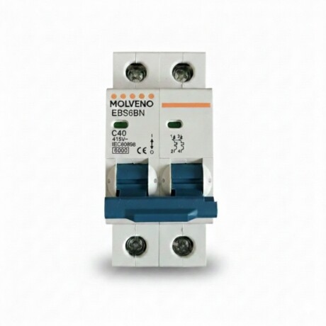 INTERRUPTOR TERMOMAGNÉTICO Interruptor Termomagnético 40A Tipo C 2P