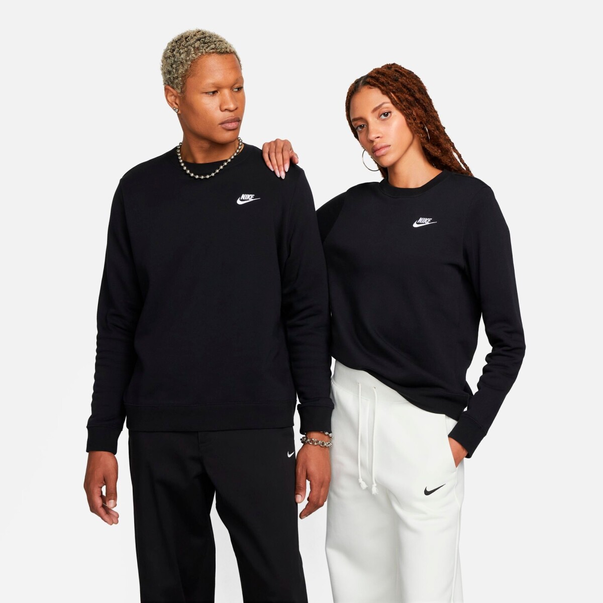 Abrigo Nike Sportswear Club Fleece de Mujer - Negro 