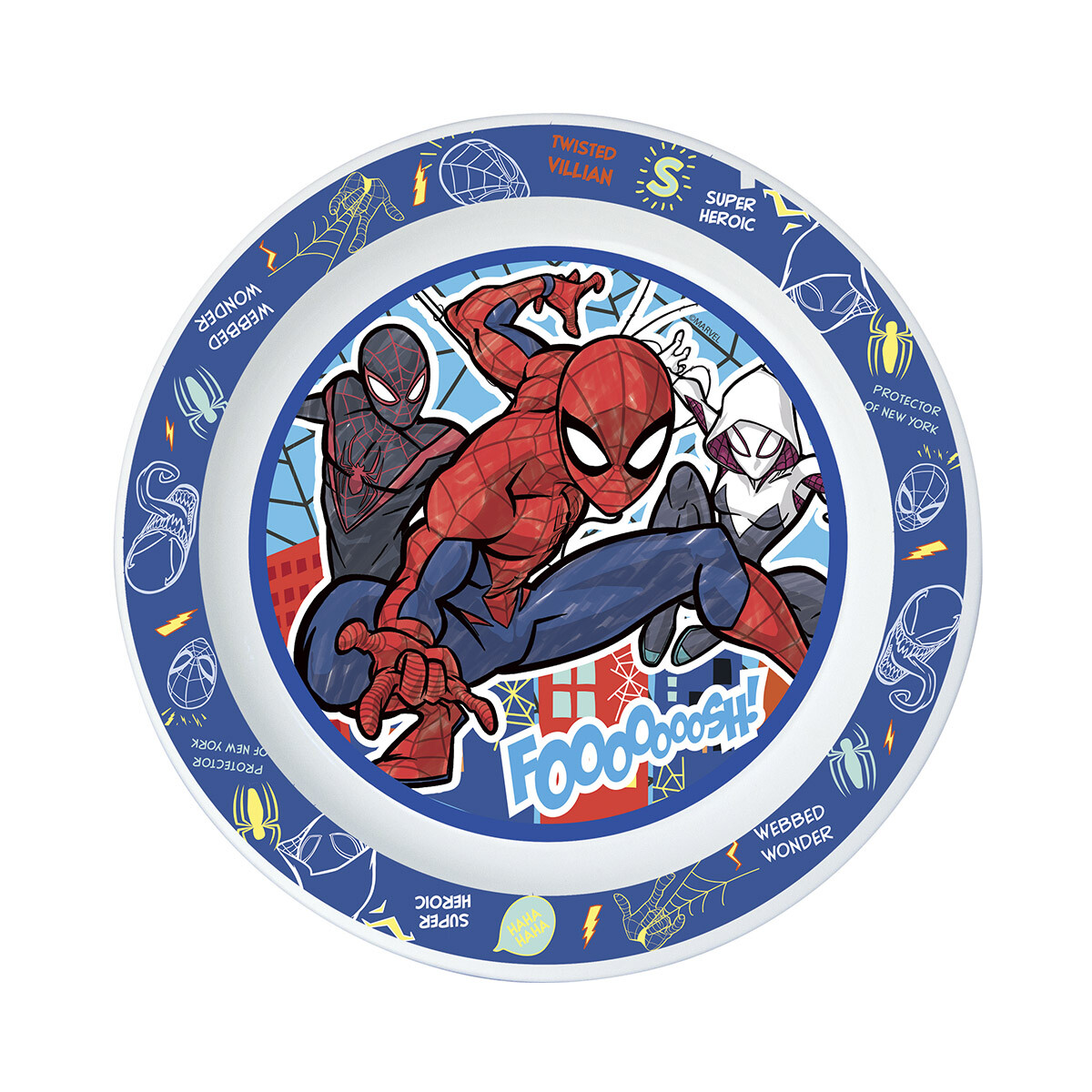 Plato Microondas Spiderman 22 cm 