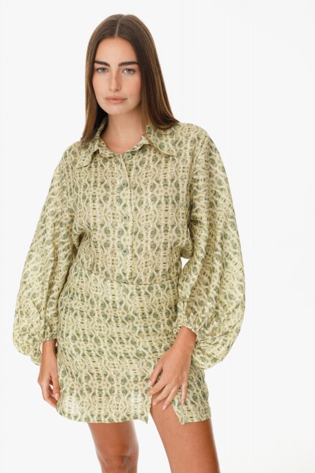 Camisa New Tero  Snake Verde