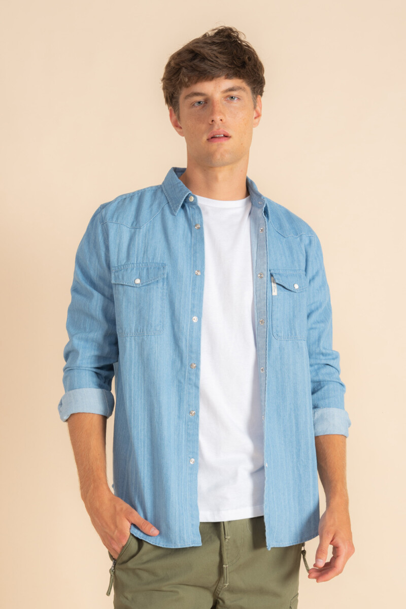 Camisa de jean Celeste