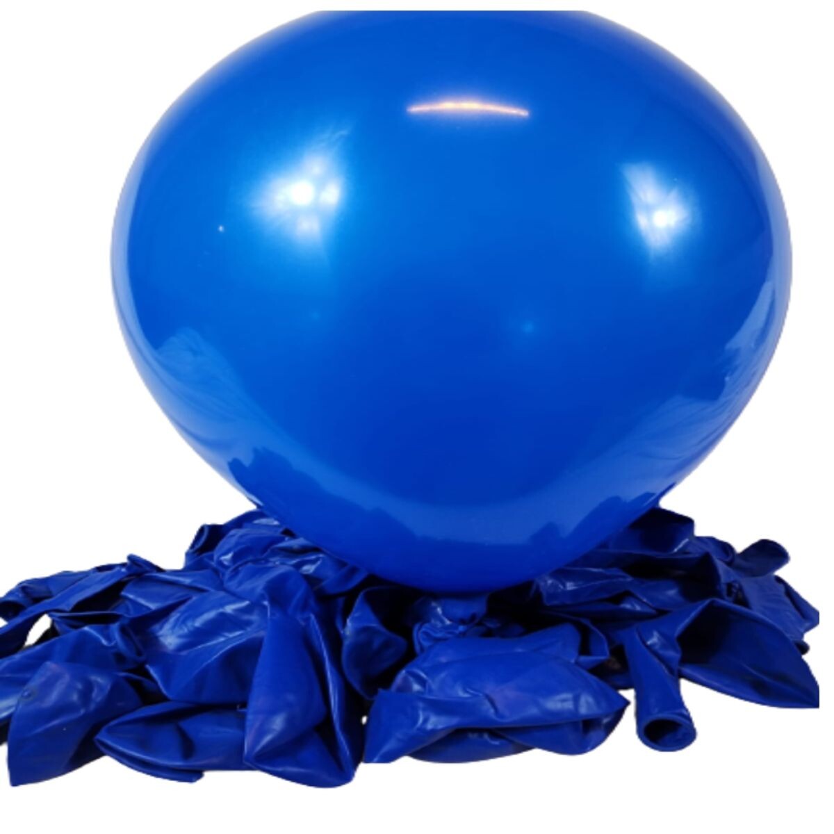 Globo Liso x50 Und Fessta - Azul 