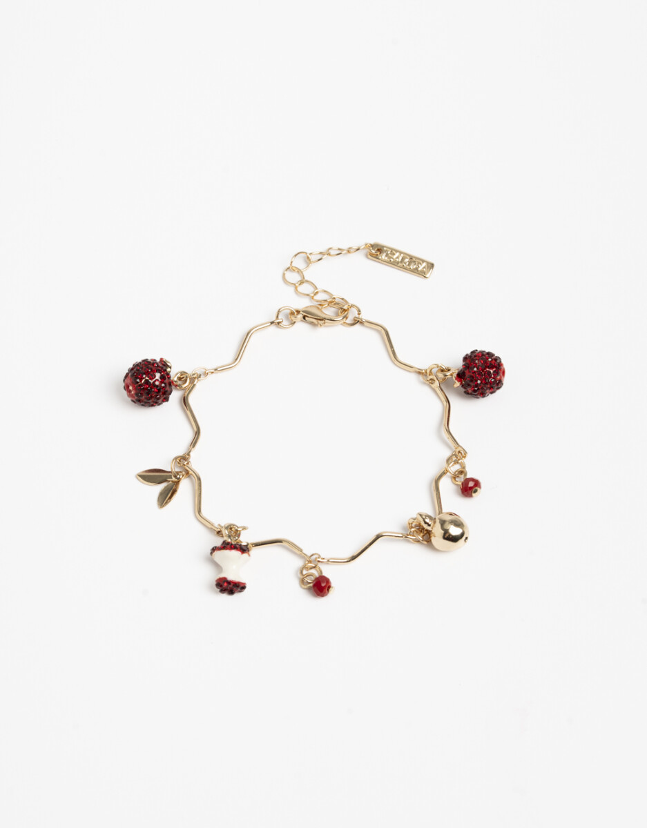 Pulsera Flexible Multidijes Frutas 