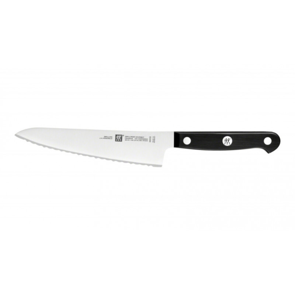 ZWILLING CUCHILLO DE CHEF COMPACTO HOJA DENTADA - ZW GOURMET 140 mm 