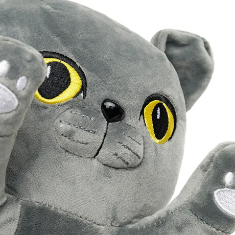 Peluche gatito 70 cm de altura Gris