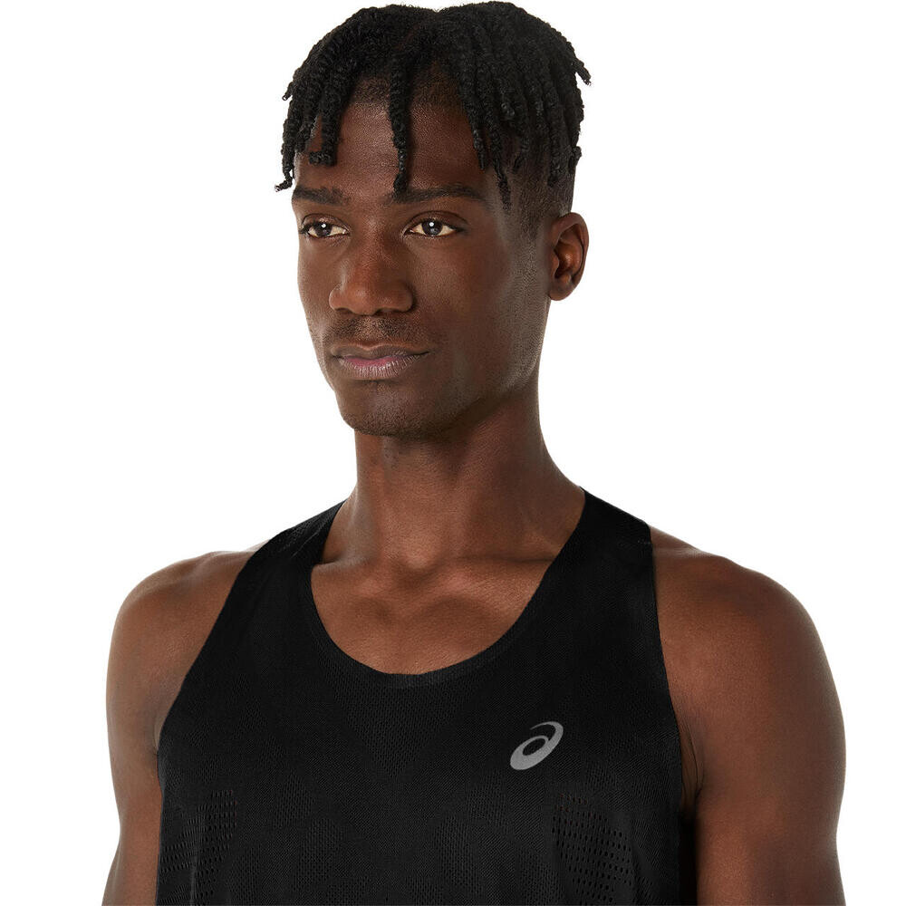 Bividi Running Metarun Singlet Hombre Performance Black