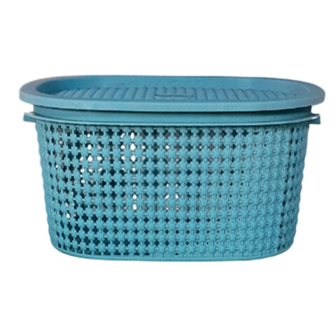 OUTLET Canasto organizador c/ tapa 29*21*13 cm Outlet Canasto Organizador C/ Tapa 29*21*13 Cm