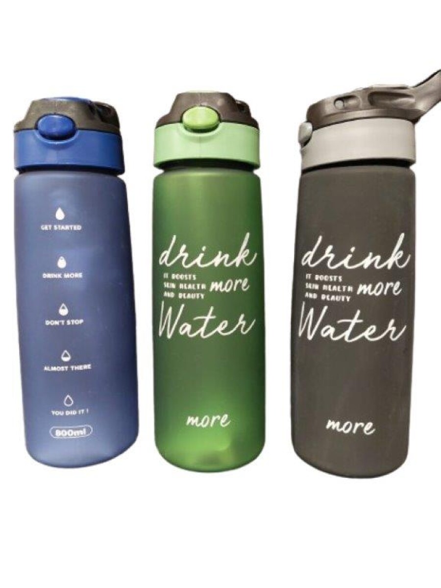 Botella Plastico Drink More Water de Unisex - WDF12 - S/color 