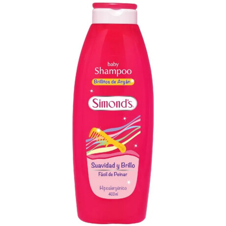 SHAMPOO SIMONDS BABY 400 ML BRILLITOS DE ARGAN SHAMPOO SIMONDS BABY 400 ML BRILLITOS DE ARGAN