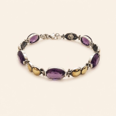 Pulsera Veronica - Plata y Oro Pulsera Veronica - Plata y Oro
