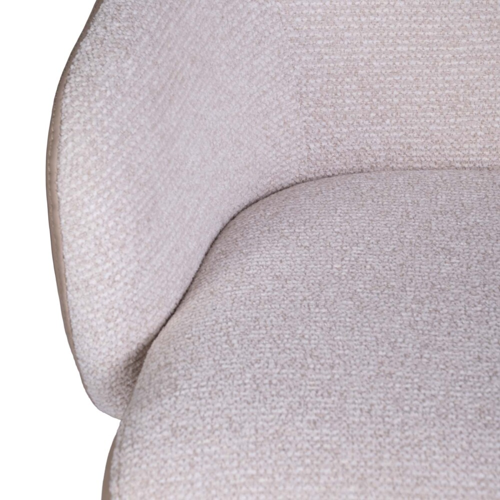 SILLA DE OFICINA GERENCIAL TELA-Y-METAL NATURAL-BEIGE MINERVA