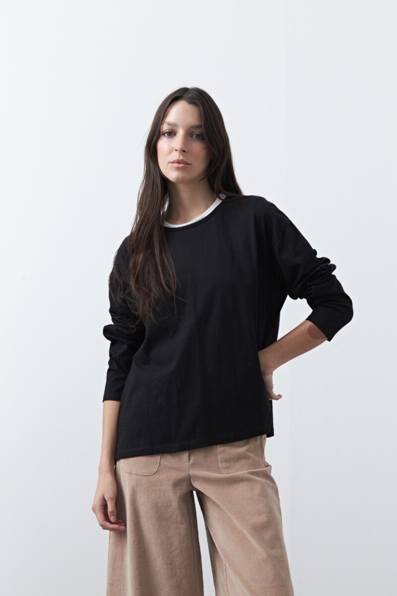 REMERA ZACK Negro