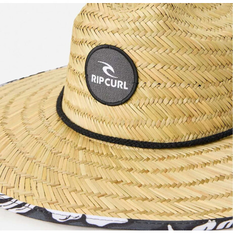 Sombrero Rip Curl Mixed Straw Sun Negro