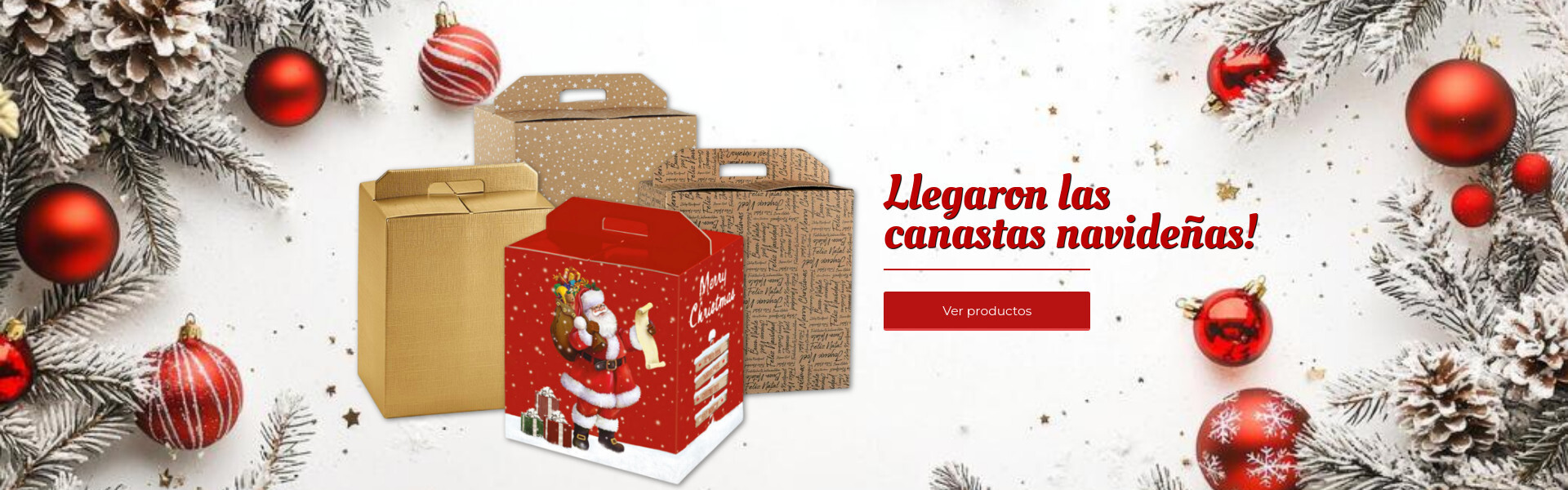 Canastas navideñas