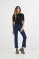 Sweater cuello bote NEGRO