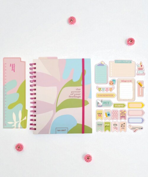 Cuaderno ibi craft - t.dura - 177x220mm - 150 h.+Stickers - "t.p.o.y. Feelings" Cuaderno ibi craft - t.dura - 177x220mm - 150 h.+Stickers - "t.p.o.y. Feelings"