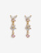 Aros Colgantes Cortos Cubic zirconia Aros Cortos Garden Cubic Zirconia - Dorado