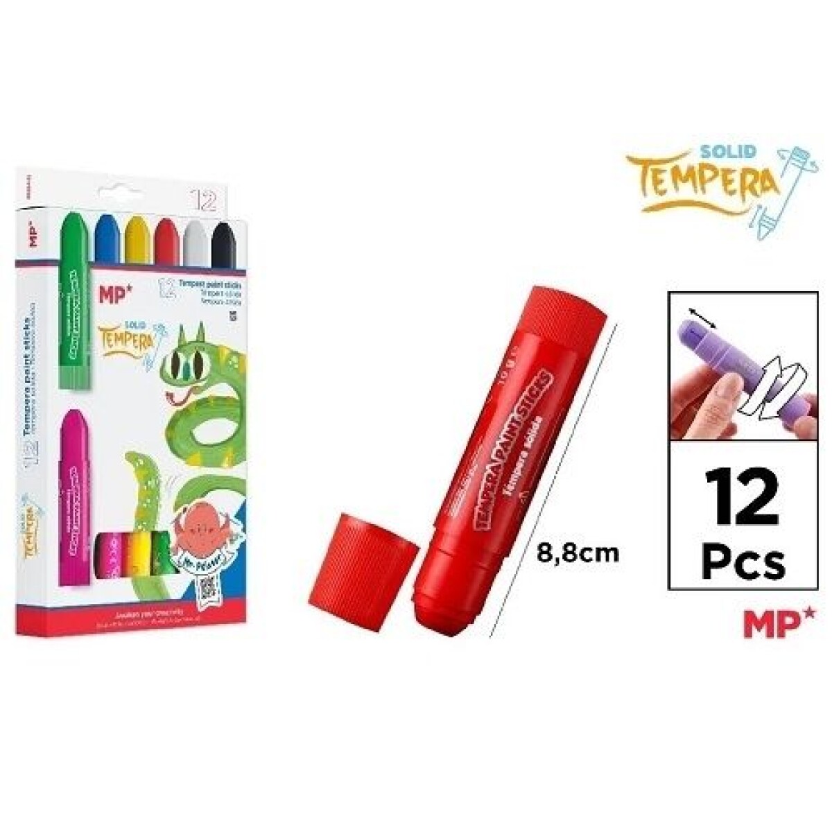 Tempera solida Main Paper 12un - Solida 