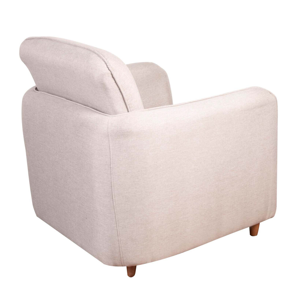 BUTACA MADERA-Y-TELA NATURAL-BEIGE ZURICH BEIGE