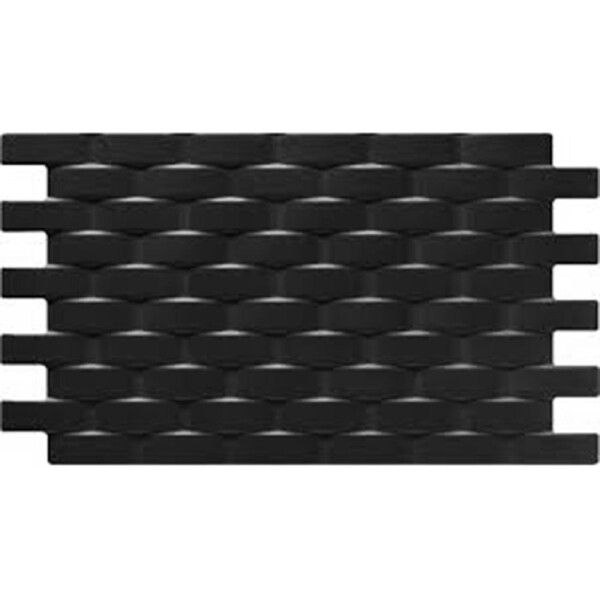 PORCELANATO LUCCA NEGRO "A" 31X56 CM Porcelanato Lucca Negro "a" 31x56 Cm