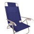 Reposera Baja en aluminio c/posiciones Baño de Sol Clasic AZUL