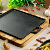 Plancha hierro con soporte madera 24x24cm SANTANA Plancha hierro con soporte madera 24x24cm SANTANA