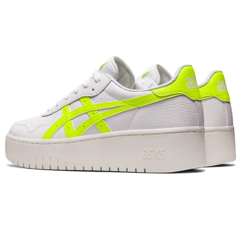 Zapatillas Sportstyle Japan S PF Mujer White/Safety Yellow