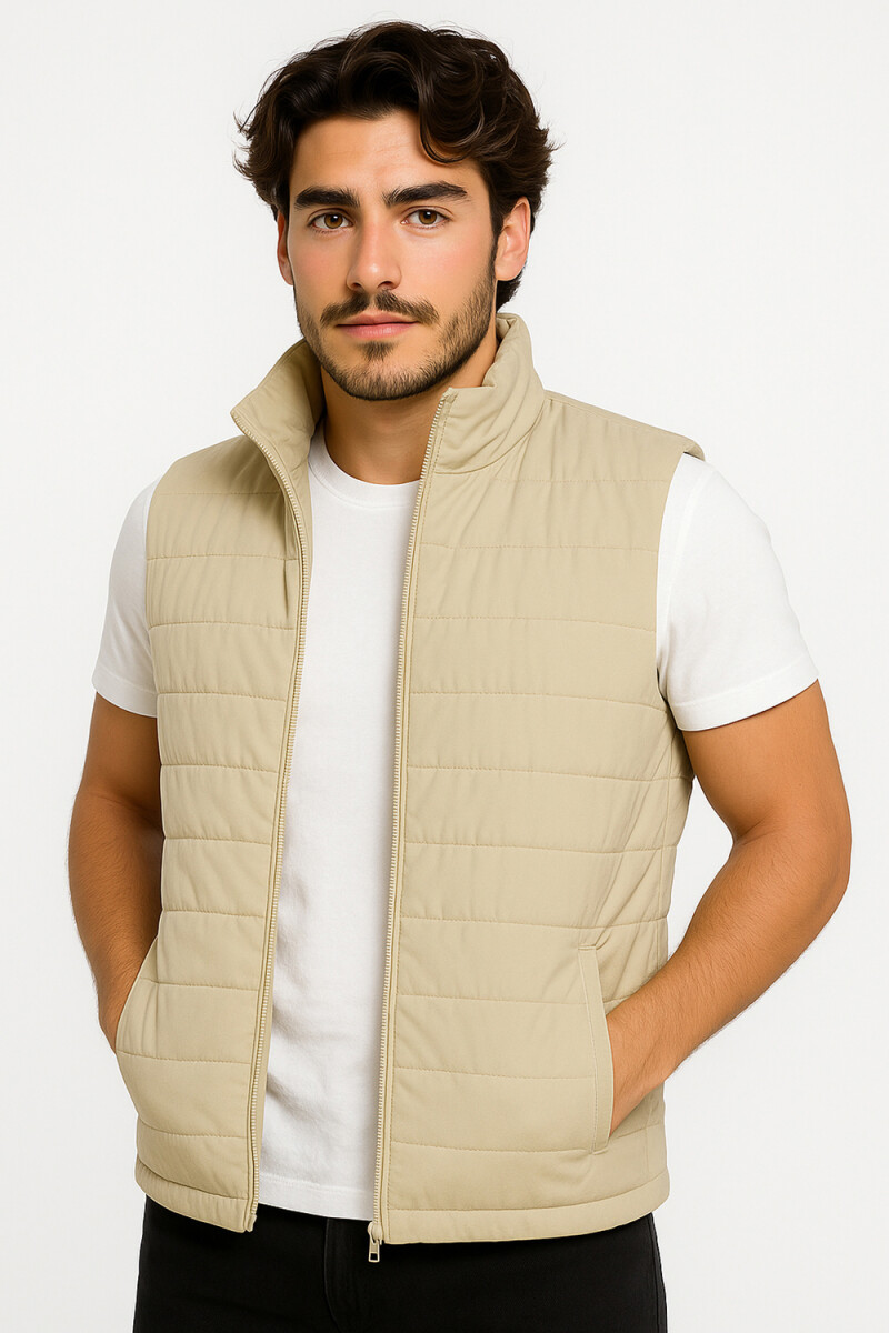 Chaleco Esrini - Beige 