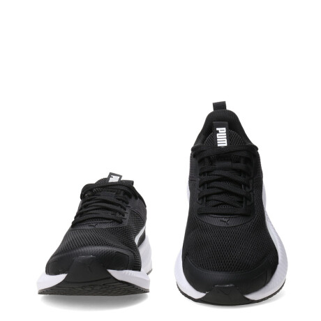 Championes de Niños Puma Flyer Lite 4 Junior Negro - Blanco