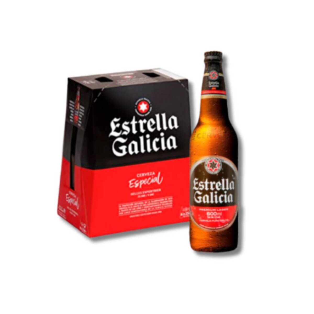 Cerveza Estrella Galicia X 6 - 600 Ml 