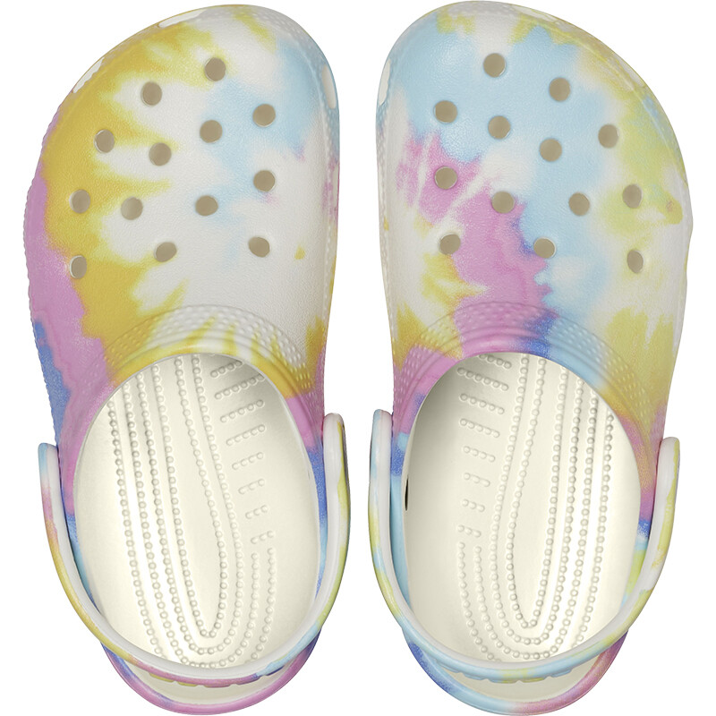 Crocs Classic TieDye Kids Blanco