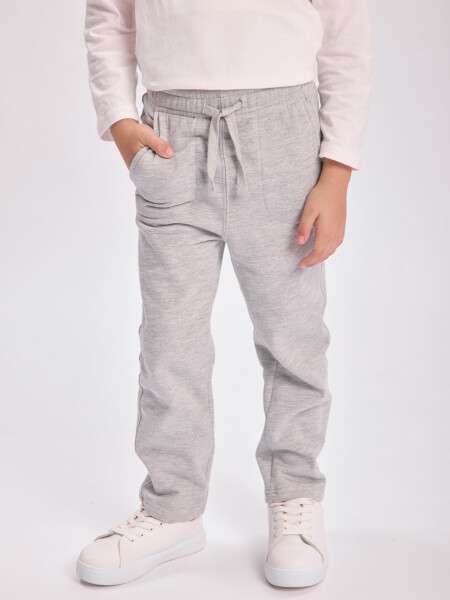 Pantalón deportivo recto Gris