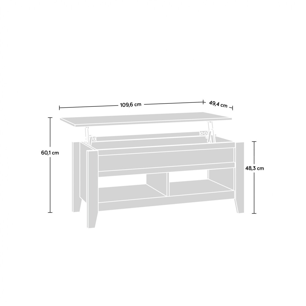 Mesa Ratona Articulada - Sauder - Linea Dakota Pass Marron